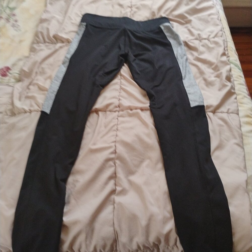 Women's Pink Leggings/black and grey - Picture 2 of 3